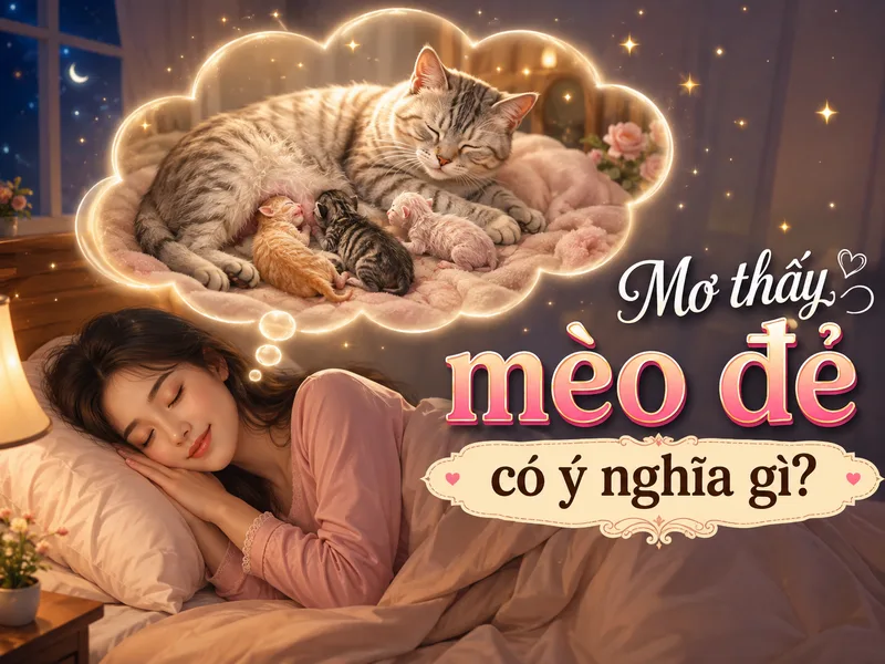 Hình ảnh mèo mẹ cùng đàn con thường tượng trưng cho sự phát triển, những kế hoạch mới và thành quả đang từng bước xuất hiện.